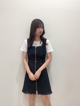「one way（ワンウェイ）のアイテム（ワンピース/ドレス）」を使った、onewayさん（レディース・162cm）の夏コーディネート
