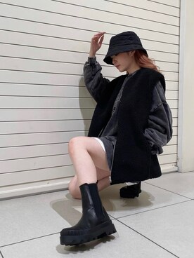 「one way（ワンウェイ）のアイテム（ジャケット/アウター）」を使った、onewayさん（レディース・158cm）の秋コーディネート