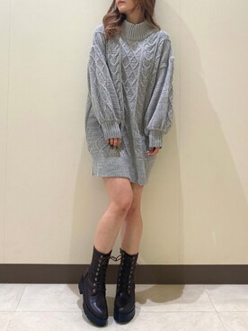 onewayさん（レディース・158cm）の冬コーディネート