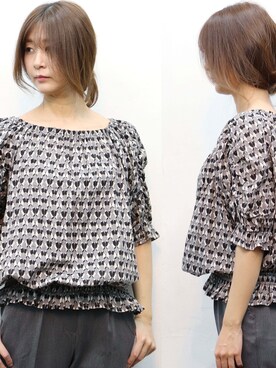 「sandy（サンディー）のアイテム（トップス）」を使った、sandywearさん（レディース・165cm）の夏コーディネート