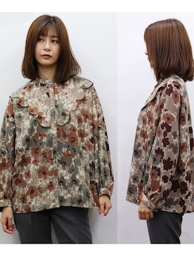 「sandy（サンディー）のアイテム（トップス）」を使った、sandywearさん（レディース・165cm）の冬コーディネート