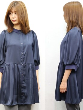 「sandy（サンディー）のアイテム（トップス）」を使った、sandywearさん（レディース・165cm）の秋コーディネート