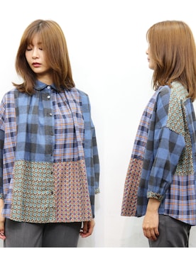 「sandy（サンディー）のアイテム（トップス）」を使った、sandywearさん（レディース・165cm）の秋コーディネート