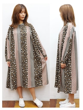 「sandy（サンディー）のアイテム（トップス）」を使った、sandywearさん（レディース・165cm）の秋コーディネート