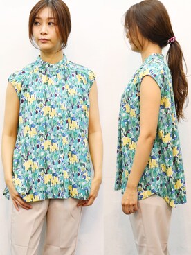 「sandy（サンディー）のアイテム（トップス）」を使った、sandywearさん（レディース・165cm）の夏コーディネート