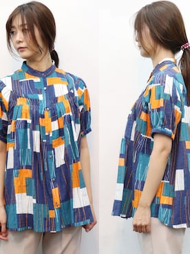 「sandy（サンディー）のアイテム（トップス）」を使った、sandywearさん（レディース・165cm）の夏コーディネート