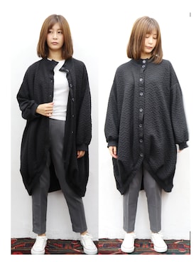 「sandy（サンディー）のアイテム（トップス）」を使った、sandywearさん（レディース・165cm）の冬コーディネート