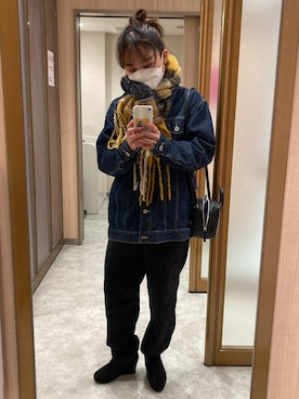 「チャイハネ（チャイハネ）のアイテム（ファッション雑貨）」を使った、冷え性のハイジさん（レディース・153cm）の冬コーディネート