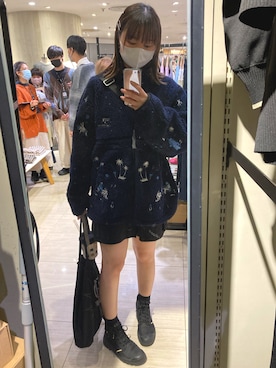 「initial（イニシャル）のアイテム（ジャケット/アウター）」を使った、JTさん（レディース・165cm）の春コーディネート