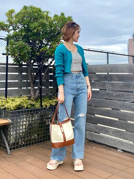 「ごきげんウィーク」｜「アイテム（キャミソール）」を使った、ともみさん（レディース・154cm）の春コーディネート