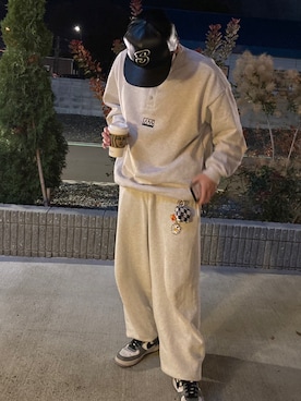 「ROOPTOKYO（ループトウキョウ）のアイテム（帽子）」を使った、ときさん（メンズ・176cm）の冬コーディネート