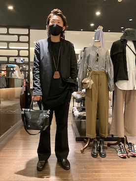 「アイテム（レッグウェア）」を使った、大空さん（メンズ・177cm・20代）の秋コーディネート