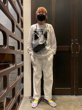 「GENTIL BANDIT（ジャンティバンティ）のアイテム」を使った、大空さん（メンズ・177cm）の夏コーディネート