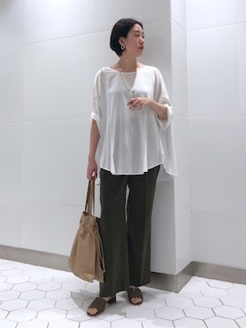 「おとなコーデ」｜「アイテム（その他）」を使った、TANさん（レディース・157cm）の夏コーディネート