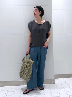 「撥水性」｜TANさん（レディース・157cm）の夏コーディネート