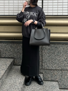 「アンディコール」｜TANさん（レディース・157cm）の秋コーディネート