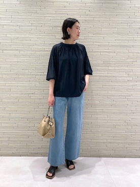 「30代ファッション」｜「アイテム（その他）」を使った、TANさん（レディース・157cm）の春コーディネート