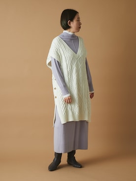 TANさん(レディース・157cm)の冬コーディネート
