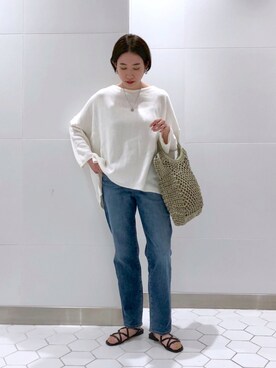 「おとなコーデ」｜「アイテム（その他）」を使った、TANさん（レディース・157cm）の夏コーディネート