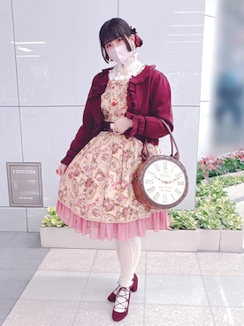 「axes femme（アクシーズファム）のアイテム（その他アウター）」を使った、𝔢𝔯𝔦𝔫𝔤𝔦ꕀ🎀 ͗ ͗さん（レディース・162cm）の春コーディネート