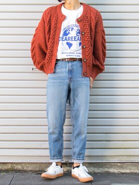 「niko and...（ニコアンド）のアイテム（アクセサリー）」を使った、rai.さん（メンズ・160cm）の秋コーディネート