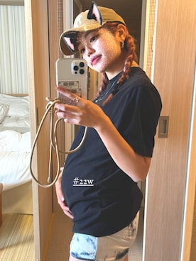 「TOMMY（トミー）のアイテム」を使った、MEGUMIさん（レディース・152cm）の夏コーディネート