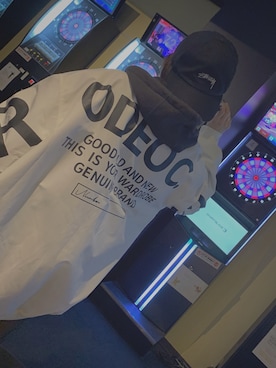 「Rodeo Crowns（ロデオクラウンズ）のアイテム（ジャケット/アウター）」を使った、izumiさん（レディース・154cm）の冬コーディネート