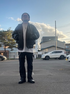「アイテム（ジャケット/アウター）」を使った、KECKさん（メンズ・173cm・40代）の秋コーディネート