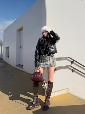 LALAさん（レディース・157cm）の冬コーディネート