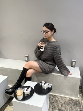 「RANDA（ランダ）のアイテム」を使った、LALAさん（骨格ストレート・レディース・157cm）の秋コーディネート