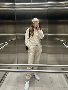 「UNIQLO（ユニクロ）のアイテム（スウェット）」を使った、LALAさん（レディース・157cm）の夏コーディネート