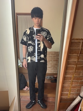 「temptation（テンプテーション）のアイテム」を使った、ryuさん（メンズ・181cm）の夏コーディネート