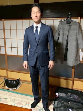 「アイテム（テーラードジャケット）」を使った、ryuさん（メンズ・182cm・30代）の秋コーディネート