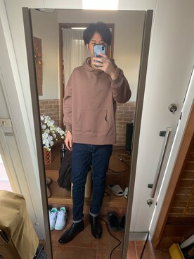「classicalelf（クラシカルエルフ）のアイテム（トップス）」を使った、ryuさん（メンズ・181cm）の秋コーディネート