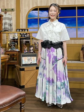 「VACANCY（ヴァカンシー）のアイテム」を使った、園崎未恵 Sonozaki Mieさん（レディース・155cm）の冬コーディネート