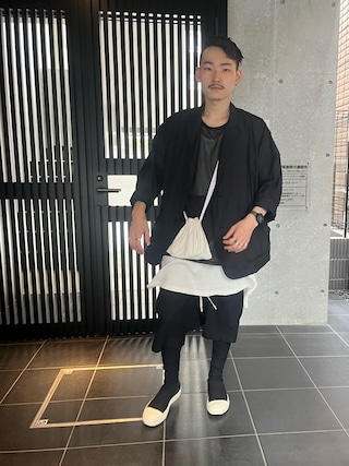 【早い者勝ち】rick owensプラム　サルエルパンツ ウエストゴム Rick Owensのアイテムを使った「サルエルパンツ」の人気
