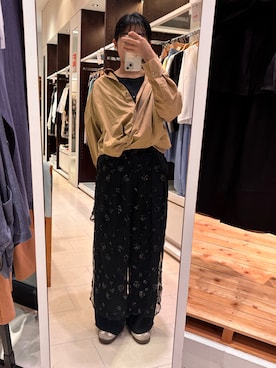 「LOUNGEDRESS（ラウンジドレス）のアイテム」を使った、amingoさん（レディース・162cm）の春コーディネート