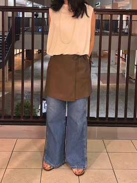 「BIRKENSTOCK（ビルケンシュトック）のZURICH SFB/チューリッヒ ソフトフットベッド スエードレザー ナロー幅（UNISEX）（サンダル）」を使った、amingoさん（レディース・162cm）の秋コーディネート