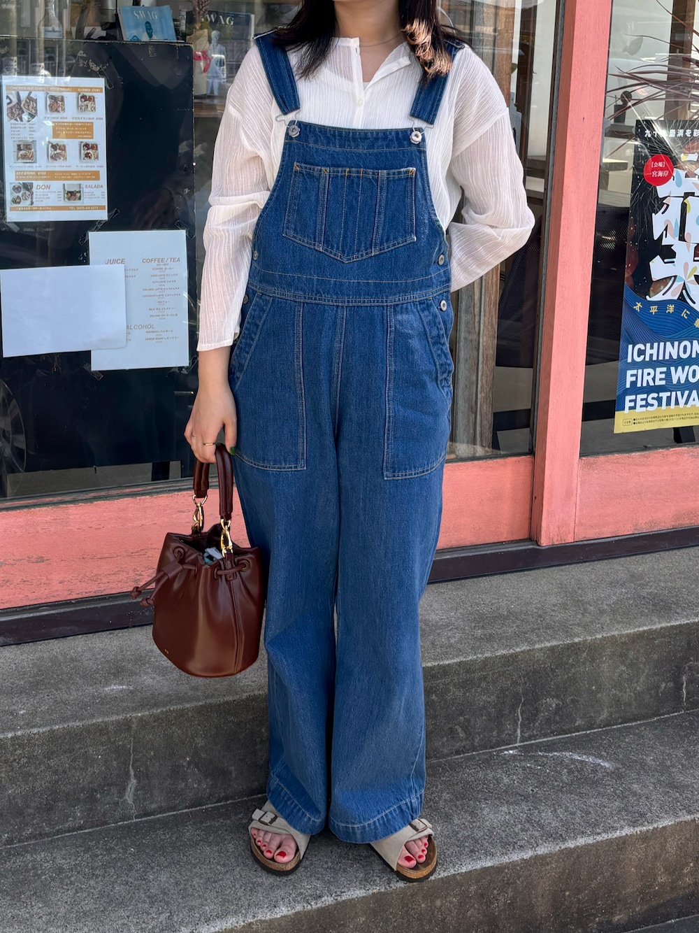【SLOBE IENA】LE DENIM BIG オーバーオール SLOBE IENA（スローブイエナ）の「LE DENIM BIG オーバーオール