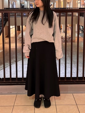 「アイテム（サンダル）」を使った、amingoさん（レディース・162cm）の冬コーディネート