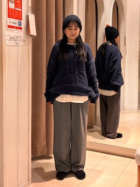 amingoさん（レディース・162cm）の冬コーディネート