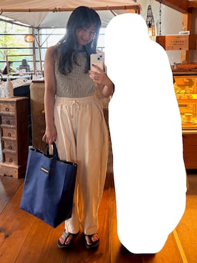 「CANAL JEAN（キャナルジーン）のアイテム」を使った、amingoさん（レディース・162cm）の夏コーディネート
