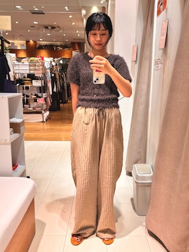 「WHIMSIC（ウィムジック）のアイテム」を使った、amingoさん（レディース・162cm）の春コーディネート