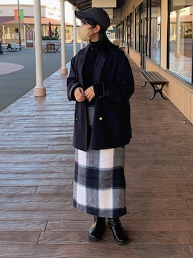 amingoさん（レディース・162cm）の冬コーディネート