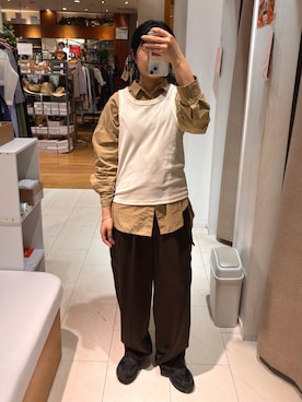 「LOUNGEDRESS（ラウンジドレス）のアイテム」を使った、amingoさん（レディース・162cm）の春コーディネート