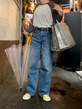 「CONVERSE（コンバース）の＜CONVERSE＞ALL STAR US COLORS ハイカット/スニーカー（スニーカー）」を使った、amingoさん（レディース・162cm）の春コーディネート