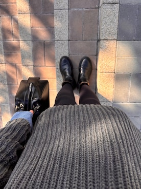 「アイテム（タイツ/ストッキング）」を使った、amingoさん（レディース・162cm）の冬コーディネート