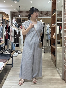 「Me%（ミィパーセント）のアイテム」を使った、meme さん（レディース・157cm）の夏コーディネート