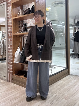 meme さん（レディース・157cm）の秋コーディネート