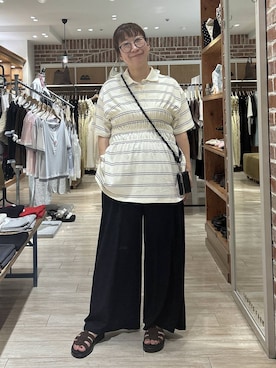 「Me%（ミィパーセント）のアイテム」を使った、meme さん（レディース・157cm）の夏コーディネート
